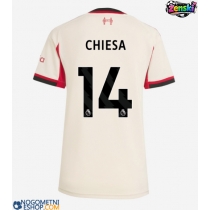 Ženski Nogometni dresi Liverpool Federico Chiesa #14 Gostujoči 2025-26 Kratek Rokav